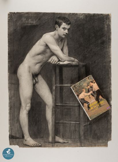 VAILLANT (XX)
Etude de jeune homme nu au...