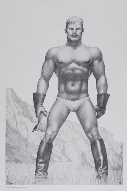 Tom of Finland (1920-1991)
Slip et botte
Gravure...