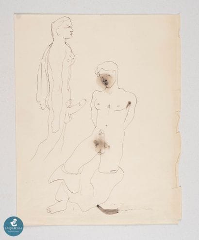 Christian BERARD (1902-1949)
Nus masculins
Encre...