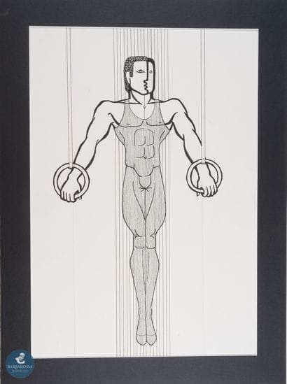 Paco RABANNE (1934-2023)
Gymnaste
Graphite...