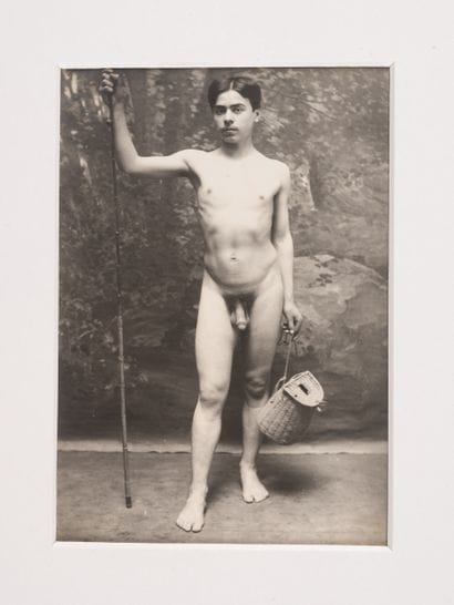 ANONYME		
Etude de jeune pécheur nu, c.1900	
Tirage...