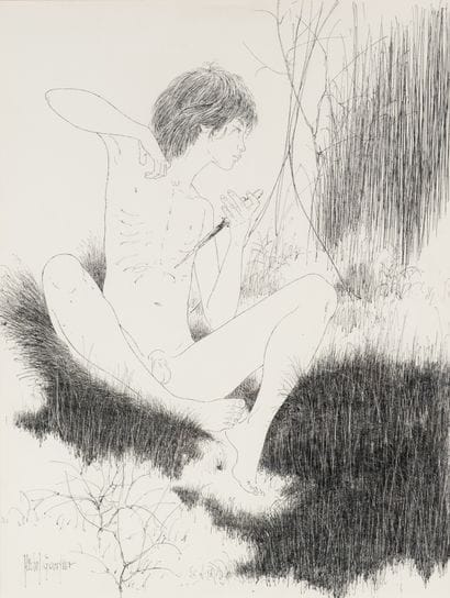 Michel GOURLIER (1925-2018)
Mowgli
Encre...