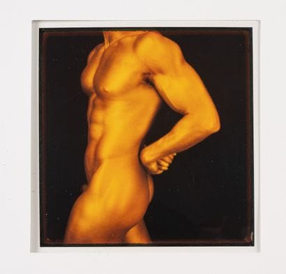 Andreas MAHL	 (1945-)
Golden torso,1990
Polaroid...