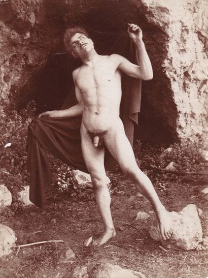 Wilhelm von GLOEDEN (1856-1931)
Nude Man...