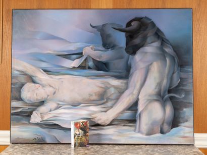Charles-Louis LASSALLE (1938)
Minotaurs
Oil...