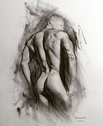 Thierry FERREIRA
Back nude
Charcoal on paper...