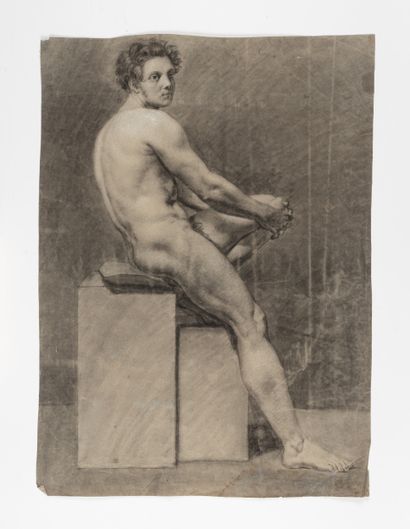 19th century French school
Academy of a man...