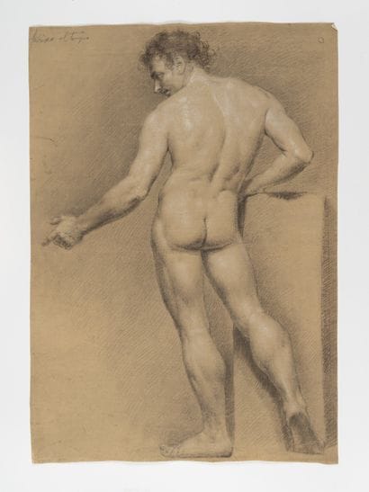 Ecole italienne XIXème 
Académie d'homme...