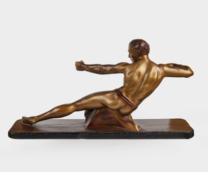 V. LANI (XX) 
Archer 
Plaster with bronze...
