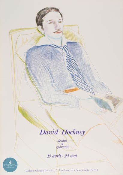 D'après David HOCKNEY (1937-) 
Jacques de...
