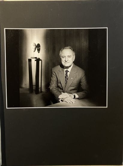 STUDIO HARCOURT 
Pierre Bergé, c.2000 
Silver...