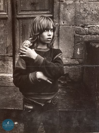 Négrepont 
L'Enfant et l'Oiseau 
Tirage argentique,...