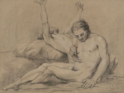 Ecole française du XVIIIème
Académie de deux...