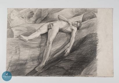 Georges SURSOCK (1954-)
Nu
Crayon sur papier...