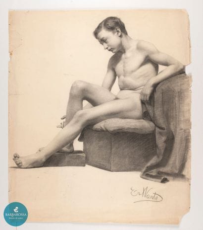 Ernest WANTE (1872-1960)
Académie de garçon...