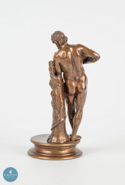 After the antique 19th century Silenus carrying...