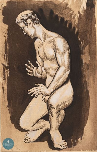 Roger de la Fresnaye (1885-1925)
Etude d'homme...