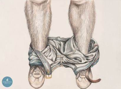 Andre NIEMEYER (1969)
Drapery, 2023
Crayons...