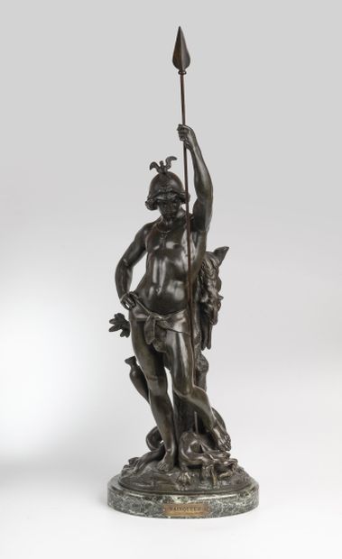 Emile Louis PICAULT (1833-1915) 
Winner 
Sculpture...