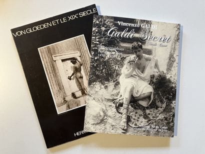 Set including two books: 
VON GLOEDEN and...