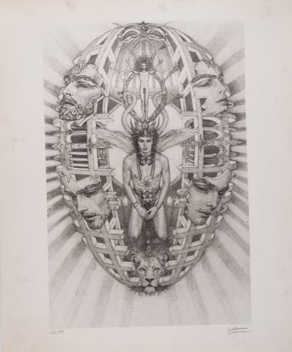 Jacques SULTANA (1938-2012)
Black etching...