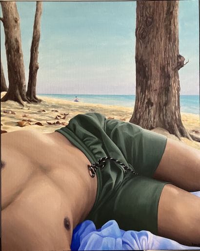 Hannah Estella Mar
Khun Tee
Huile sur toile...