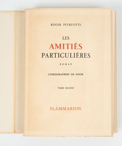 Roger PEYREFITTE (1907-2000) - Gaston GOOR...