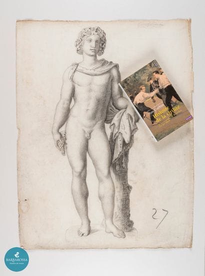 GUERNISAC (XIX)
Bacchus
Fusain sur papier,...