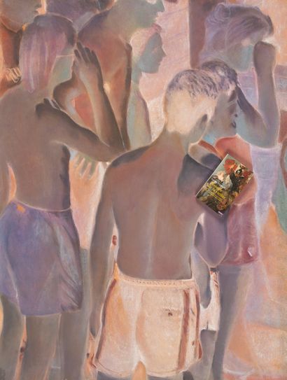 Laszlo IVANYI (1934)
Beach party
Pastel sur...