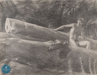 Georges SURSOCK (1954-)
Nu allongé
Crayon...