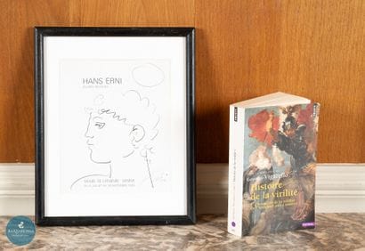 Hans ERNI (1909-2015)
Profil 
Dessin au crayon...