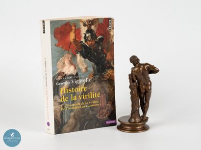 After the antique 19th century Silenus carrying...