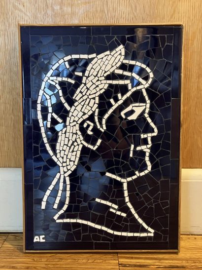 Albert COHEN, XXème
César
Mosaïque monogrammée...
