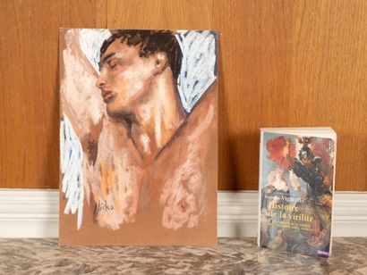 NICKO (1965)
Homme endormi, 2023
Pastel sur...
