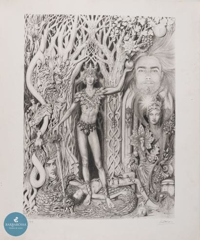 Jacques SULTANA (1938-2012)
Gravure en noir...