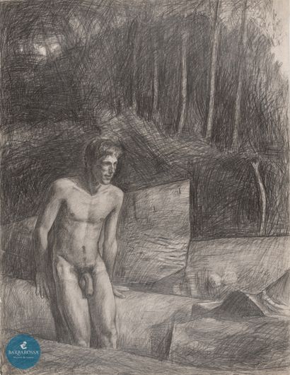 Georges SURSOCK (1954-)
Nude
Pencil on paper...