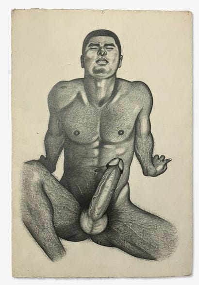 Tsuyoshi YOSHIDA alias Go MISHIMA (1924-1988)
Erection,
Graphite...
