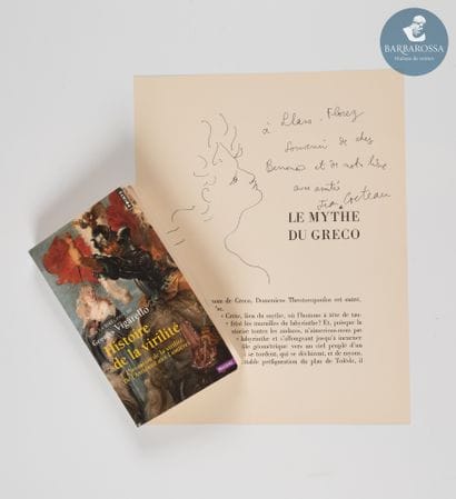 Jean COCTEAU (1889-1963)
Le mythe du Gréco
Encre...