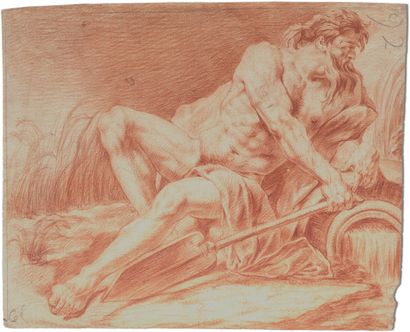 18th century French school
 The river god
Sanguine
38.5...