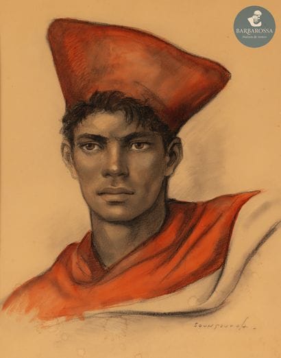 Anatola SOUNGOUROFF (1911-1982)
Spahi
Pastel...