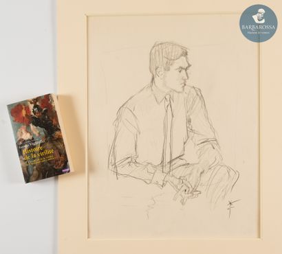 René GRUAU (1909-2004)
En pleine réflexion
Crayon...