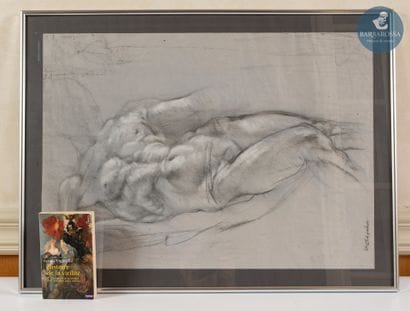 Vasyl Vostryakov (1962-).
Torse masculin. 
Graphite...
