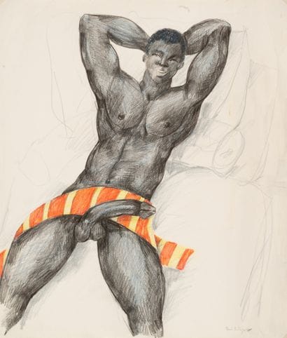 René Bolliger (1911-1971)
Erection
Crayons...