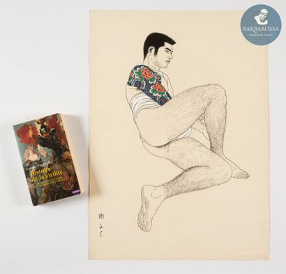 Tsuyoshi YOSHIDA alias Go MISHIMA (1924-1988)
Irezumi
Encre...