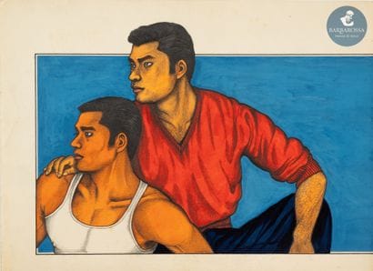 Tsuyoshi YOSHIDA aka Go MISHIMA (1924-1988)
Couple
Mixed...