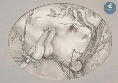 Edith THIERCELIN (1947-)
Adam et Yves
Mine...