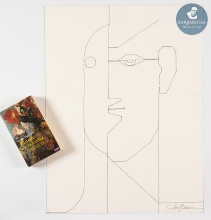 Paco RABANNE (1934-2023)
Face
Encre sur papier...
