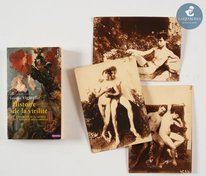 ANONYME
		Couples et jeune homme nu, c.1900
	Trois...