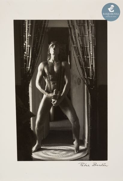 Peter BERLIN (1942-)
Autoportrait aux bretelles,...