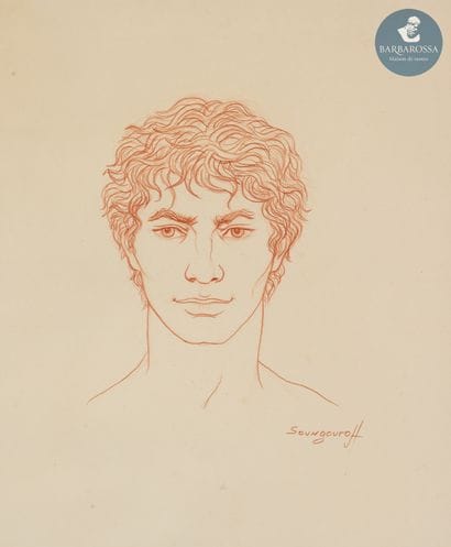 Anatola SOUNGOUROFF (1911-1982)
Portrait
Sanguine...